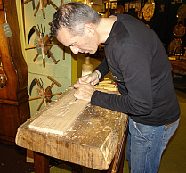 Alain Converset, le sculpteur maison